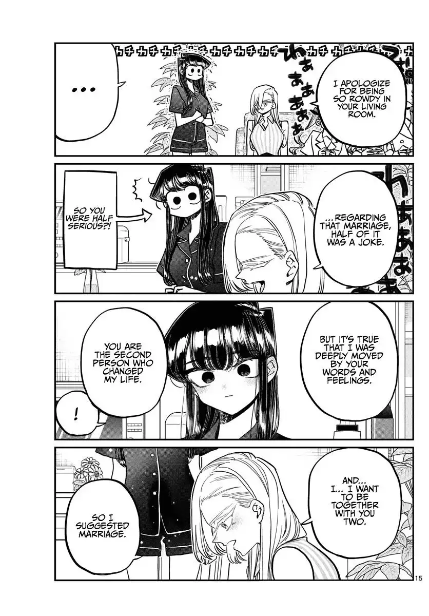 Komi-san wa Komyushou Desu Chapter 392 15